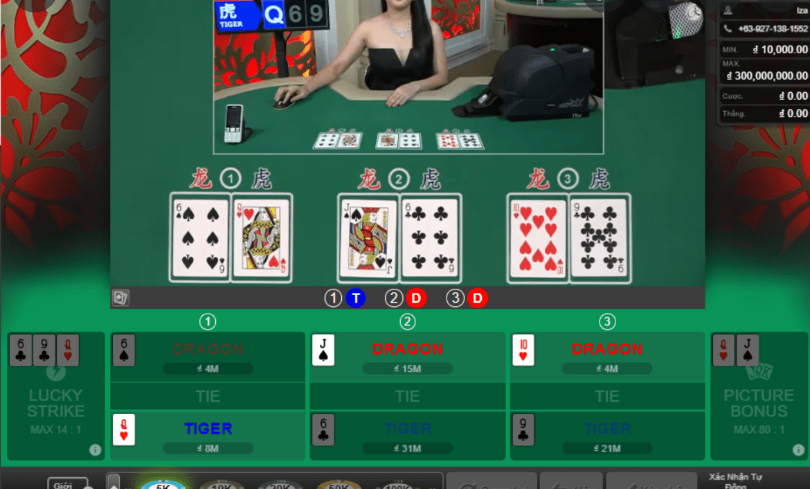Game bài Rồng Hổ và sự phát triển của nó tại thị trường Việt Nam