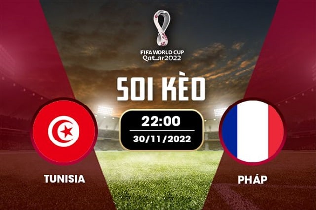 Soi kèo BóngVIP - Trận Tunisia vs Pháp – 30/11/2022 – World Cup 2022